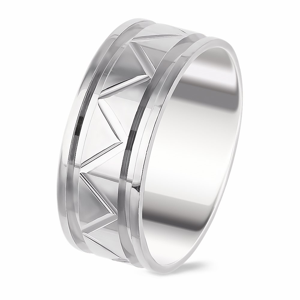 

Кольцо женское из серебра без вставки 585Gold 901000861, р. 19, 901000861