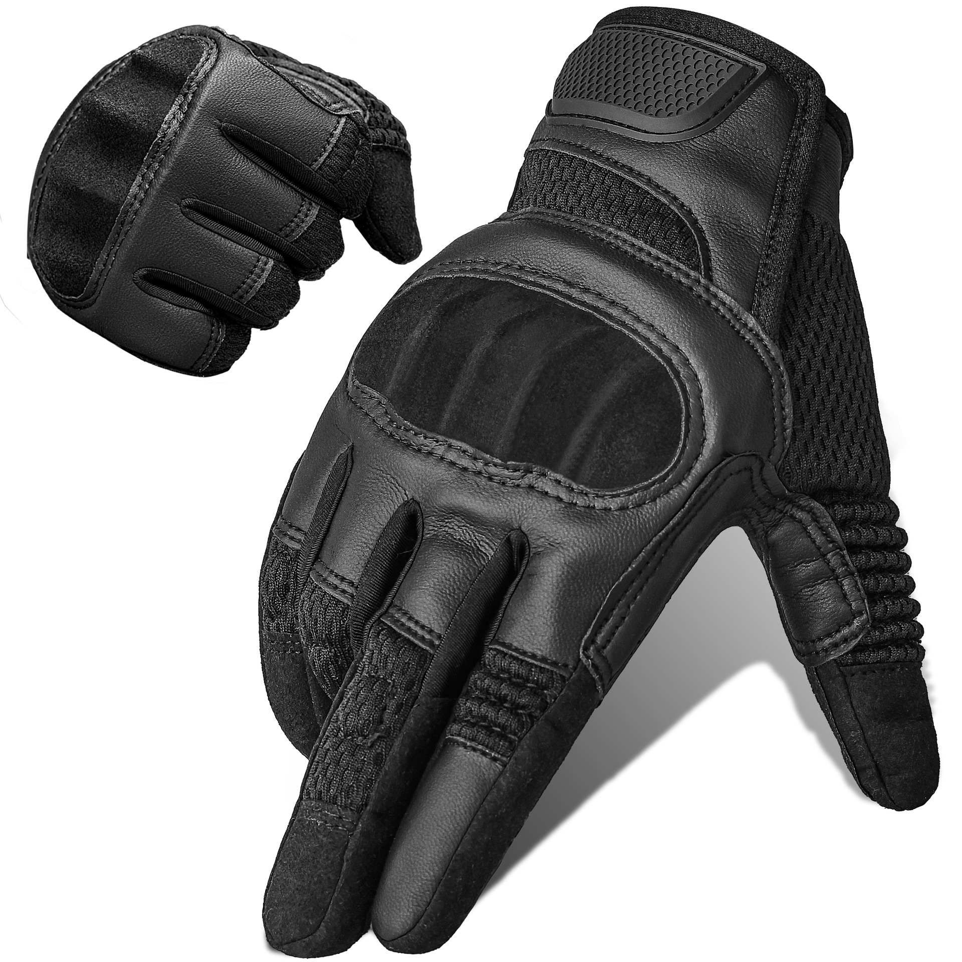 Тактические перчатки CS черные S