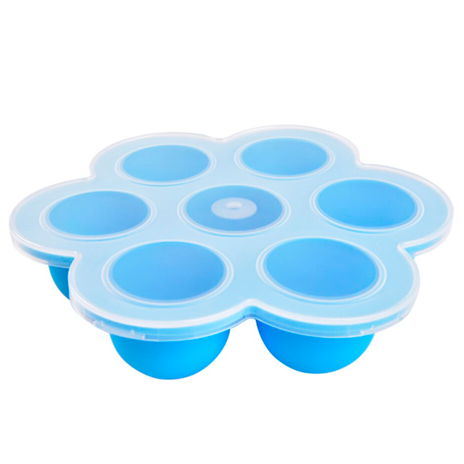 фото Форма для запекания и заморозки, голубой, 16х16х4 см, kitchen angel ka-sfrm1-03