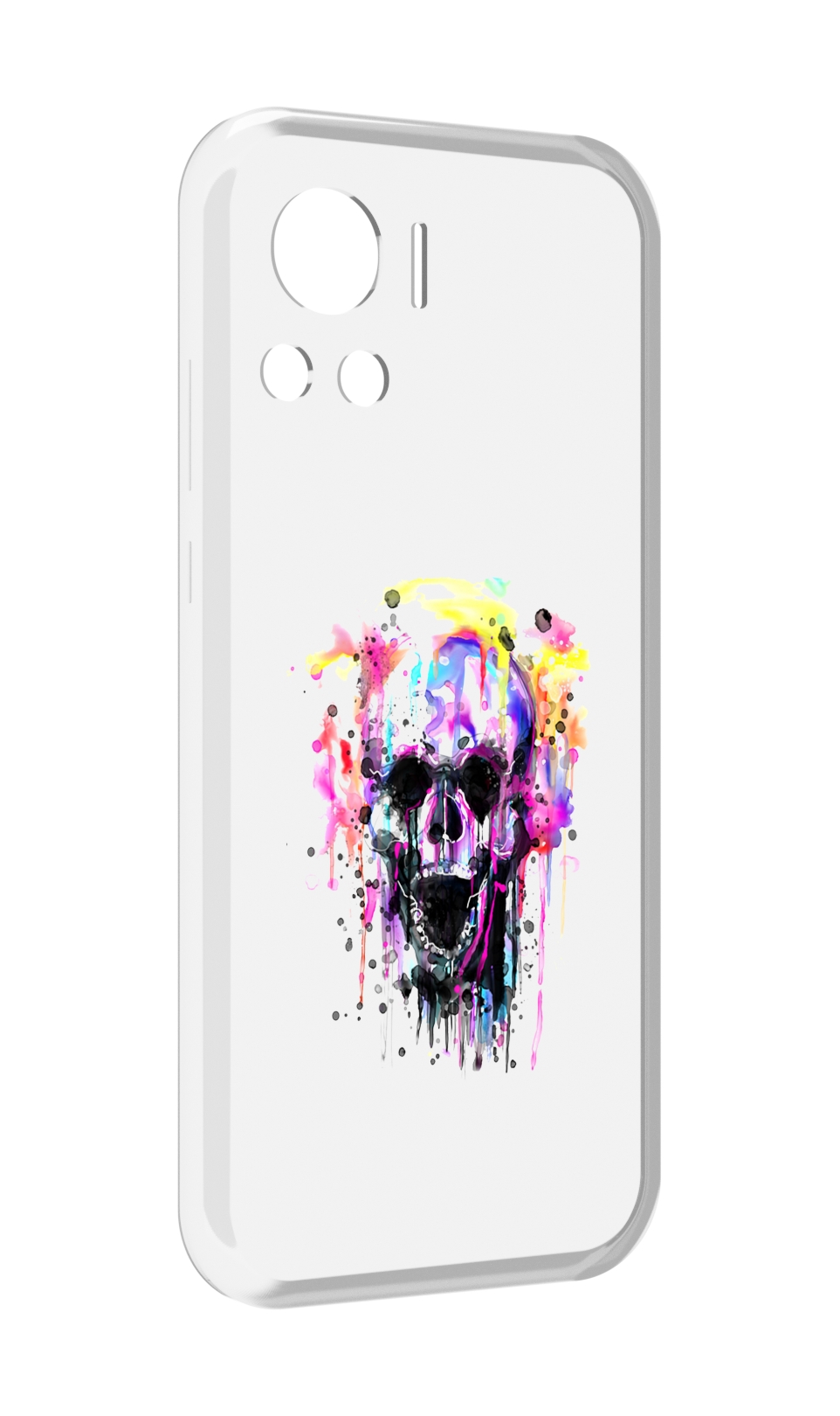 

Чехол MyPads граффити череп для Motorola Edge 30 Ultra, Прозрачный, Tocco