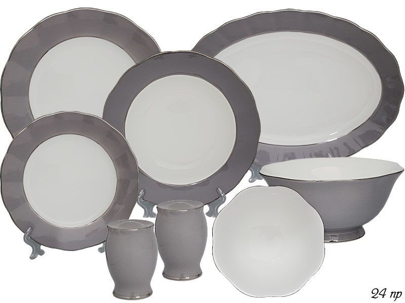 

Столовый сервиз Lenardi 108-303 LEN_HH 1, Серый
