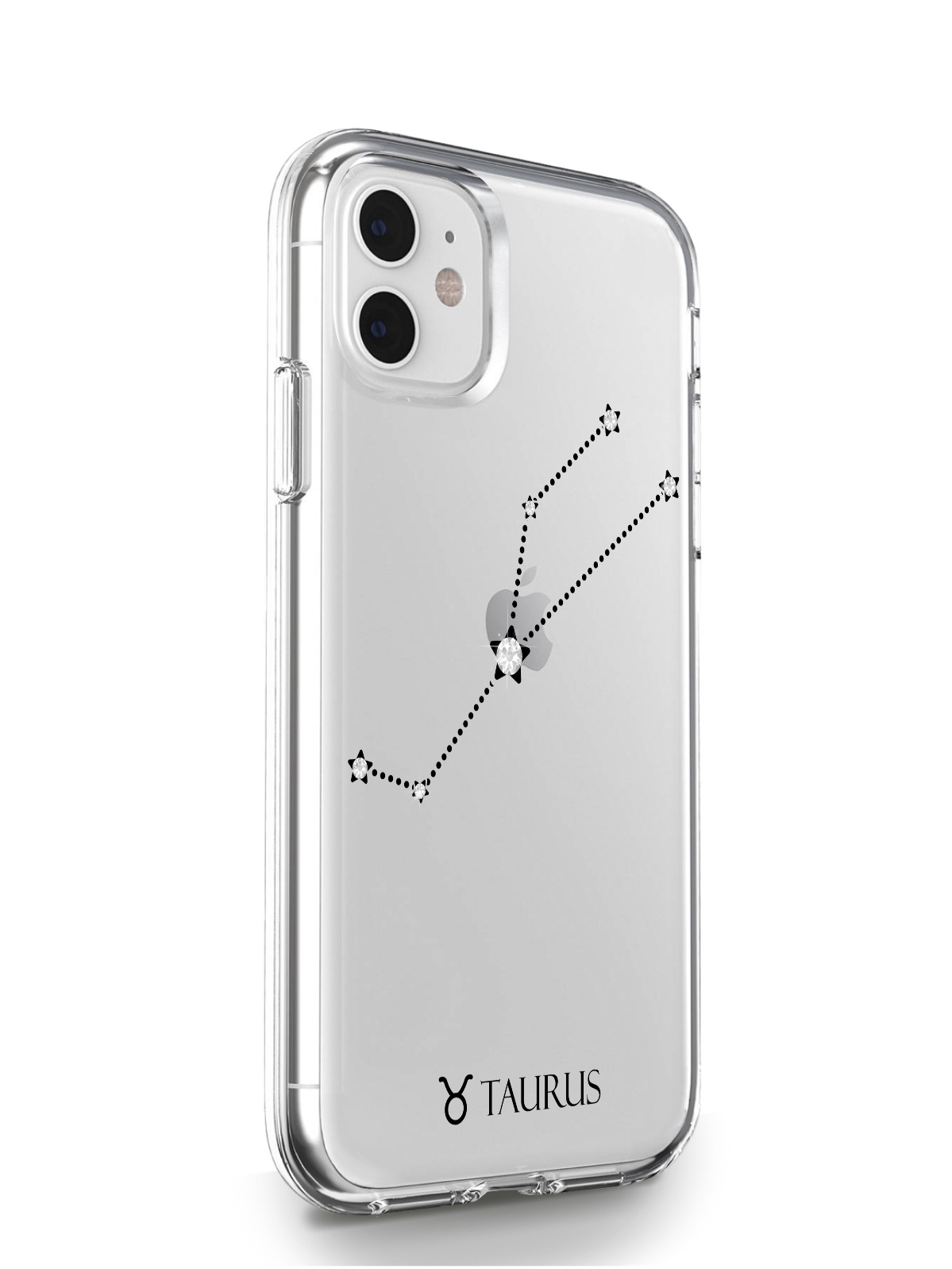 фото Чехол musthavecase для iphone 11 знак зодиака телец прозрачный