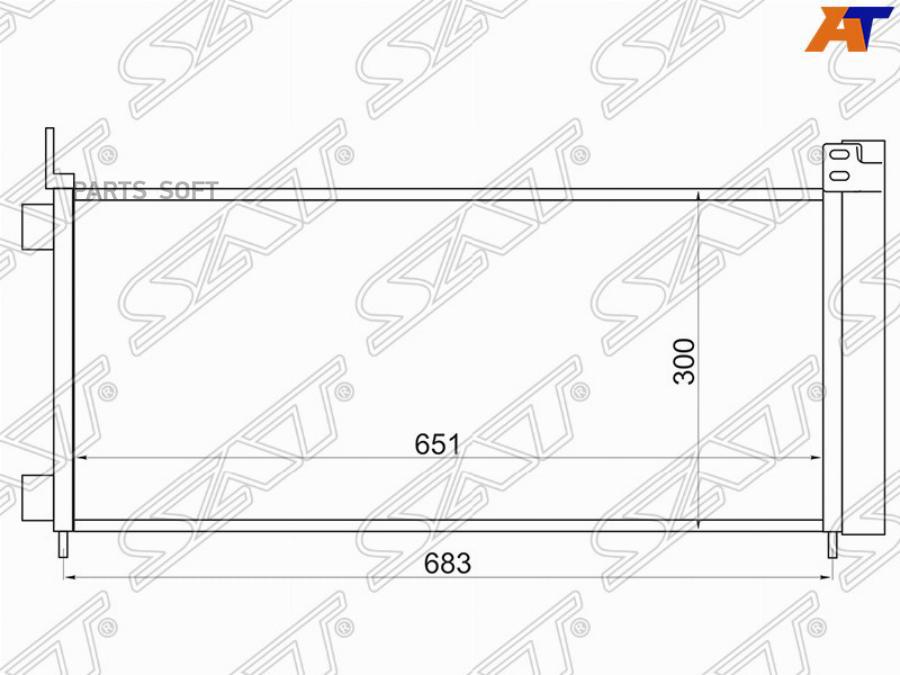 

Радиатор Кондиционера Lexus Nx200/300H 14- 2Arfxe Sat St-Lxn1-394-0