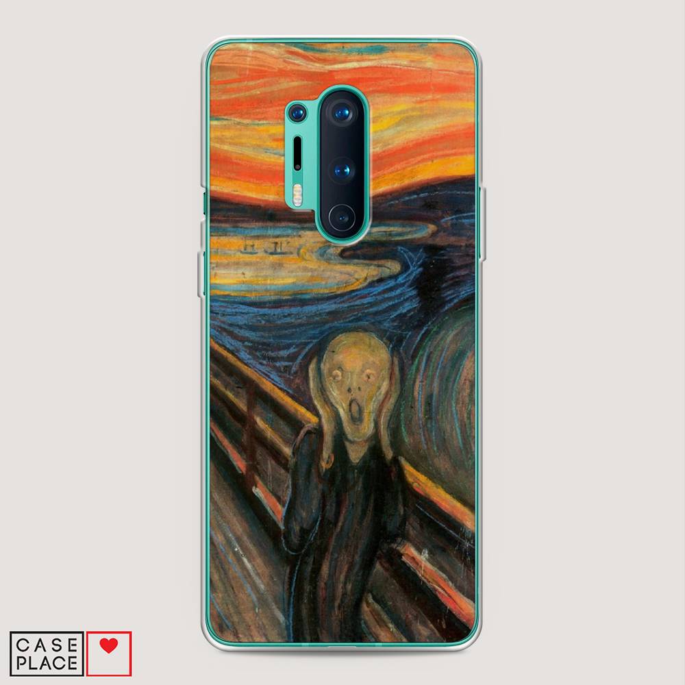 

Чехол Awog на OnePlus 8 Pro / ВанПлас 8 Pro "Крик", Оранжевый;синий;серый, 151050-9