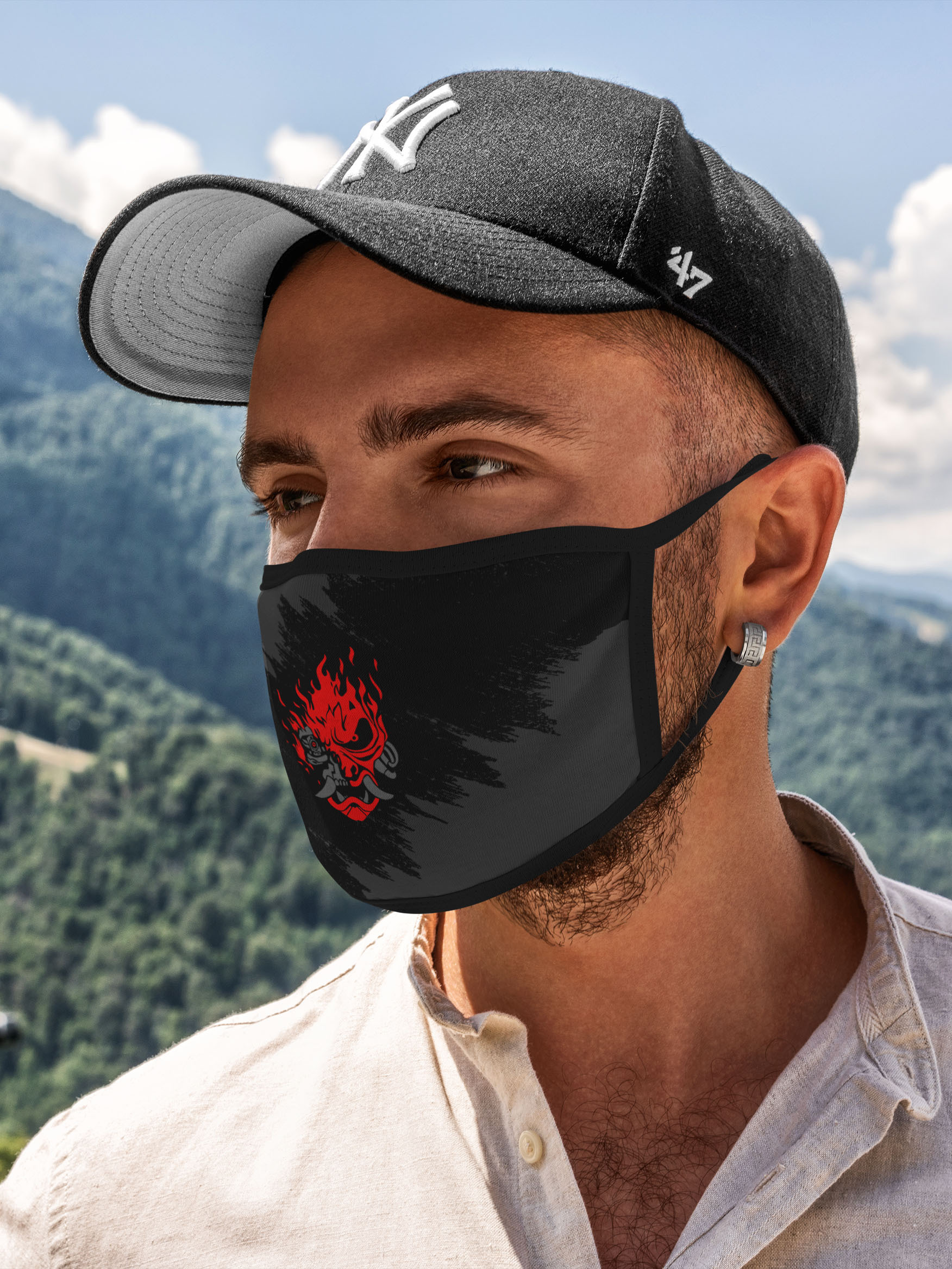 

Многоразовая маска унисекс Burnettie Cyberpunk 2077 Samurai Keanu Reeves Киберпанк Самурай, Разноцветный, Cyberpunk 2077 Samurai Keanu Reeves Киберпанк Самурай