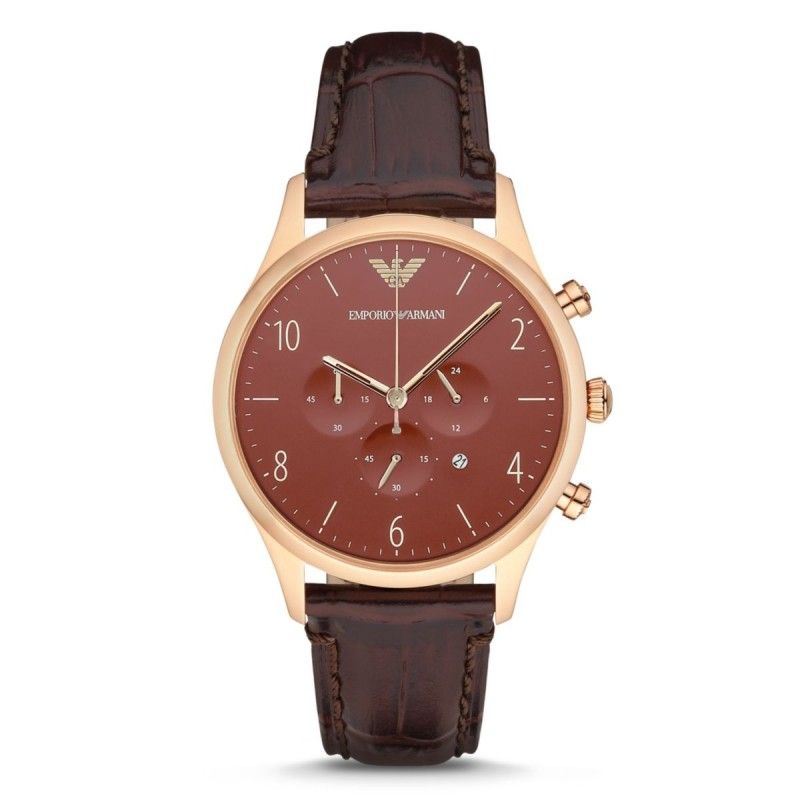 

Наручные часы унисекс Emporio Armani AR1890 коричневые, AR1890