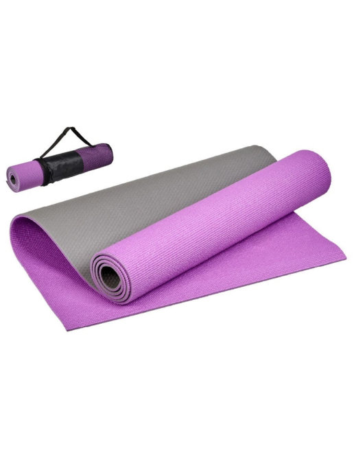 Коврик для йоги Bradex SF 0690 фиолетовый 173 см, 6 мм