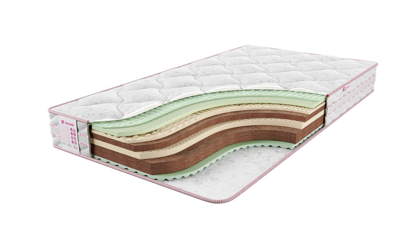 

Матрас Sontelle Vivre Total natural 200х200, Белый, Vivre Total natural