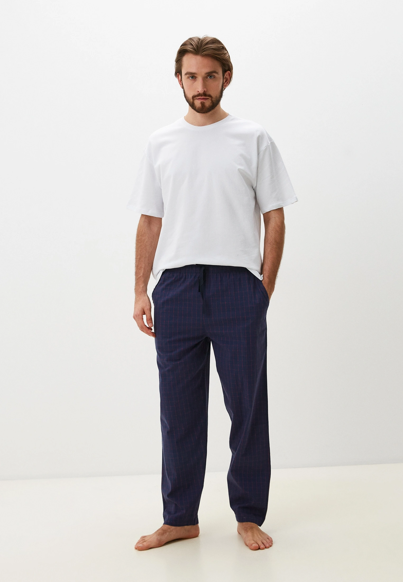 

Брюки домашние мужские Cacharel 2240 синие XXL, Синий, 2240