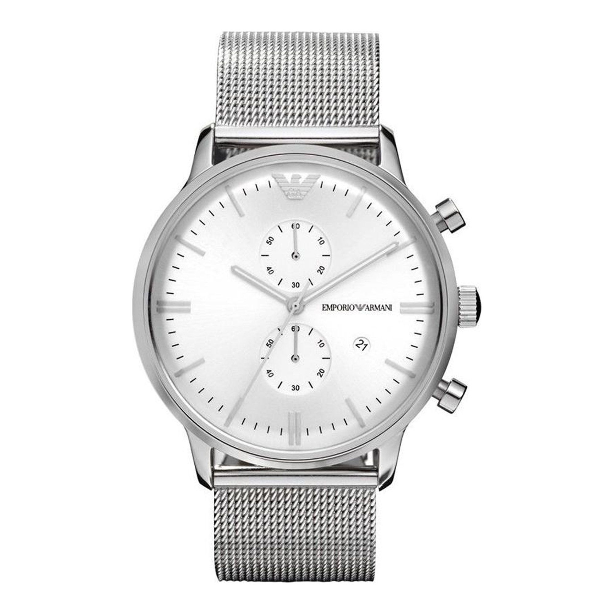 

Наручные часы унисекс Emporio Armani AR0390 серебристые, AR0390