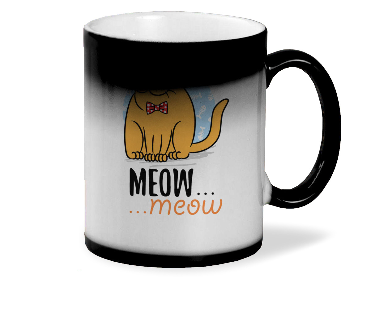 

Кружка CoolPodarok Прикол Meow meow есть параон