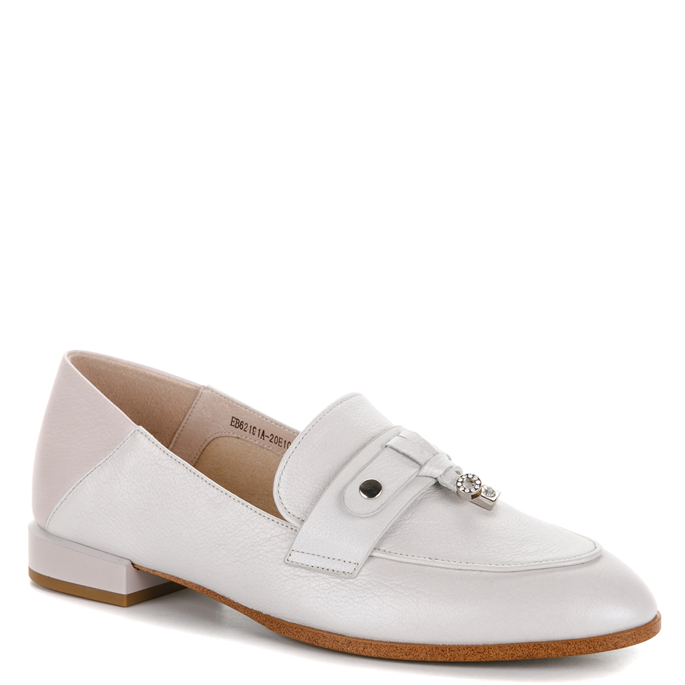 

Лоферы женские Emilia Estra EB62191A-20E100M1 белые 36 RU, EB62191A-20E100M1