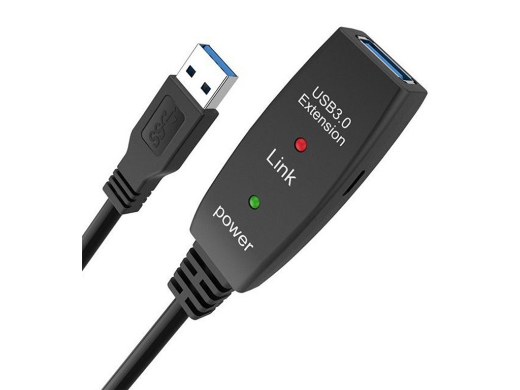 фото Аксессуар aopen usb 3.0 am - af 10m acu827a-10m