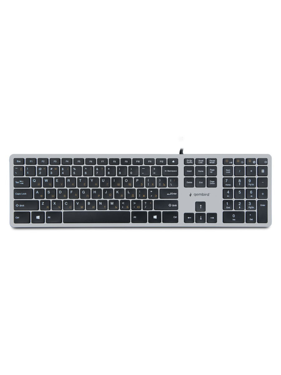 Проводная клавиатура Gembird KB-8420 Gray