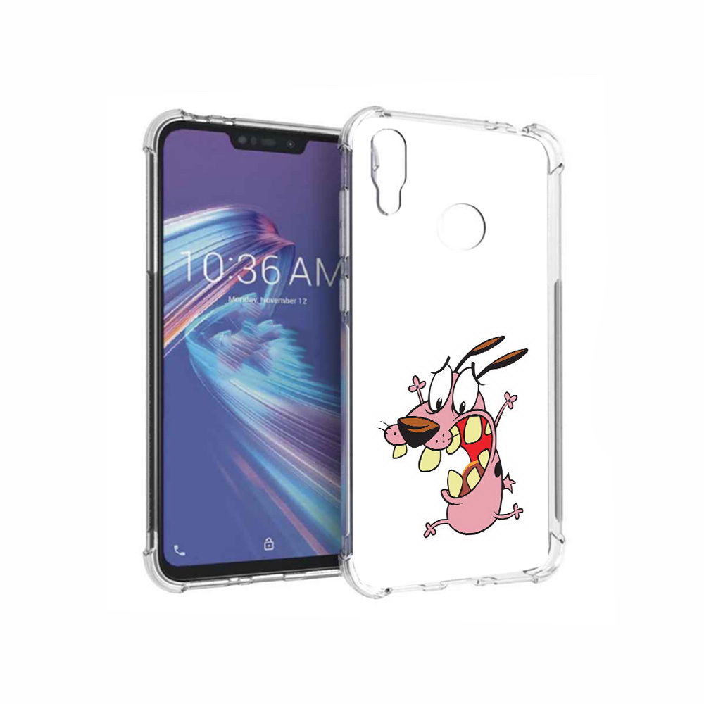 

Чехол MyPads Tocco для Asus ZenFone Max M2 (ZB633KL) зубастый бобик, Прозрачный, Tocco