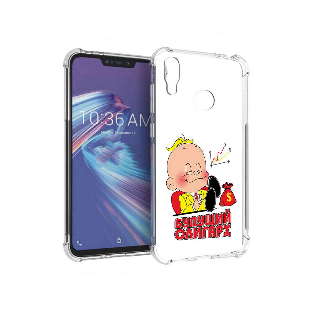 

Чехол MyPads Tocco для Asus ZenFone Max M2 (ZB633KL) Будущий олигарх, Прозрачный, Tocco