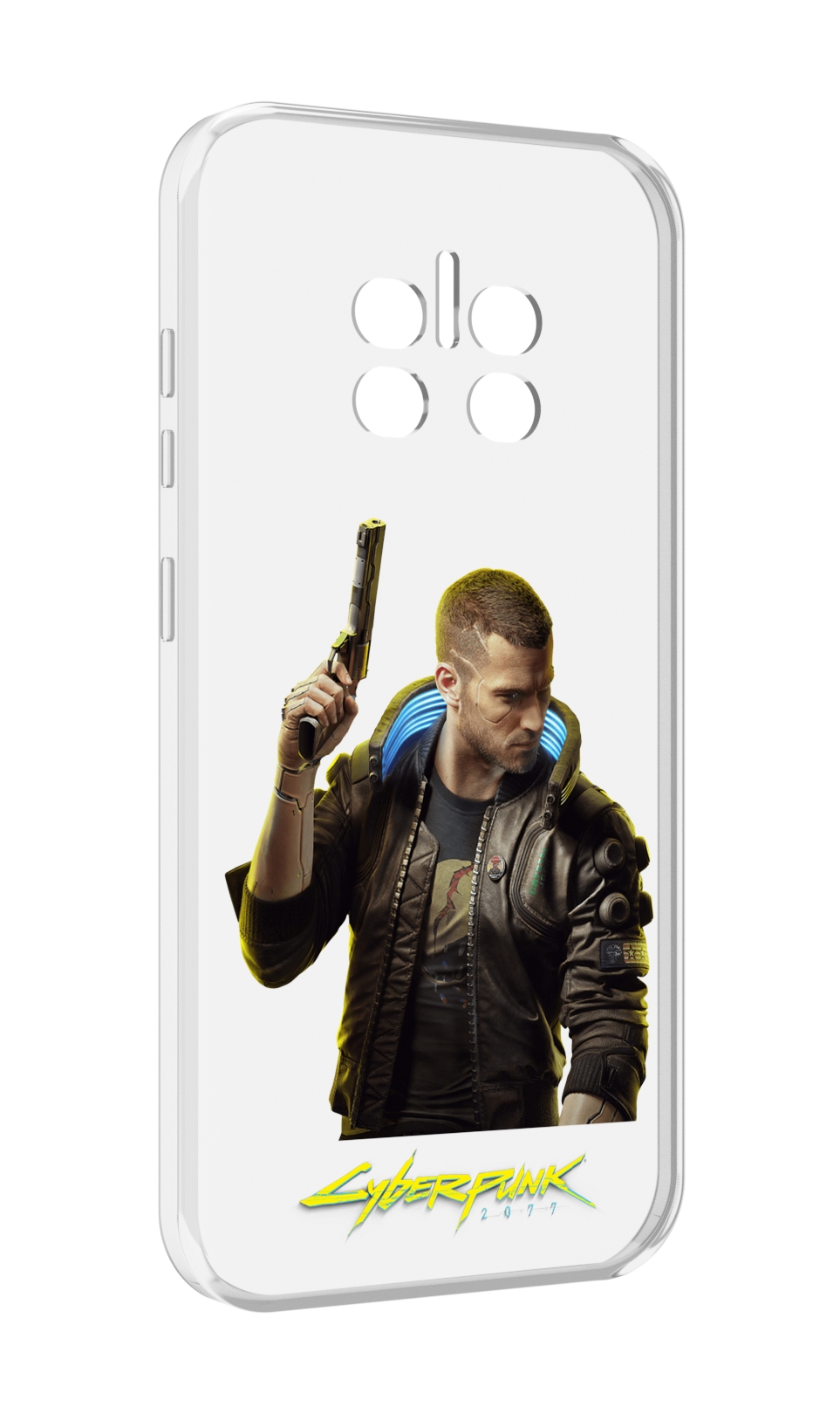 

Чехол MyPads Cyberpunk-2077 для Doogee V11, Прозрачный, Tocco