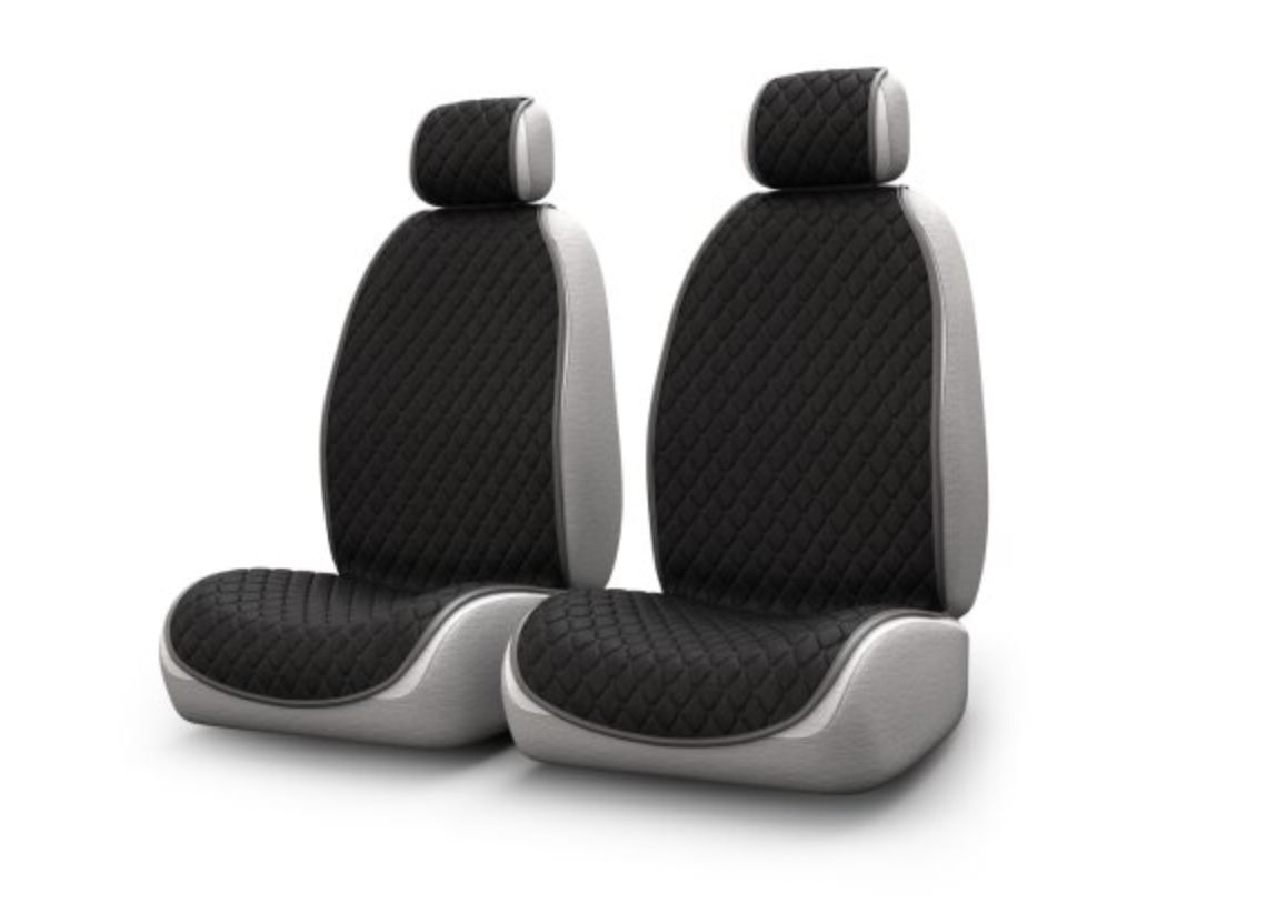 Накидки автомобильные CARFORT Shammy, комплект для переднего ряда, микровелюр