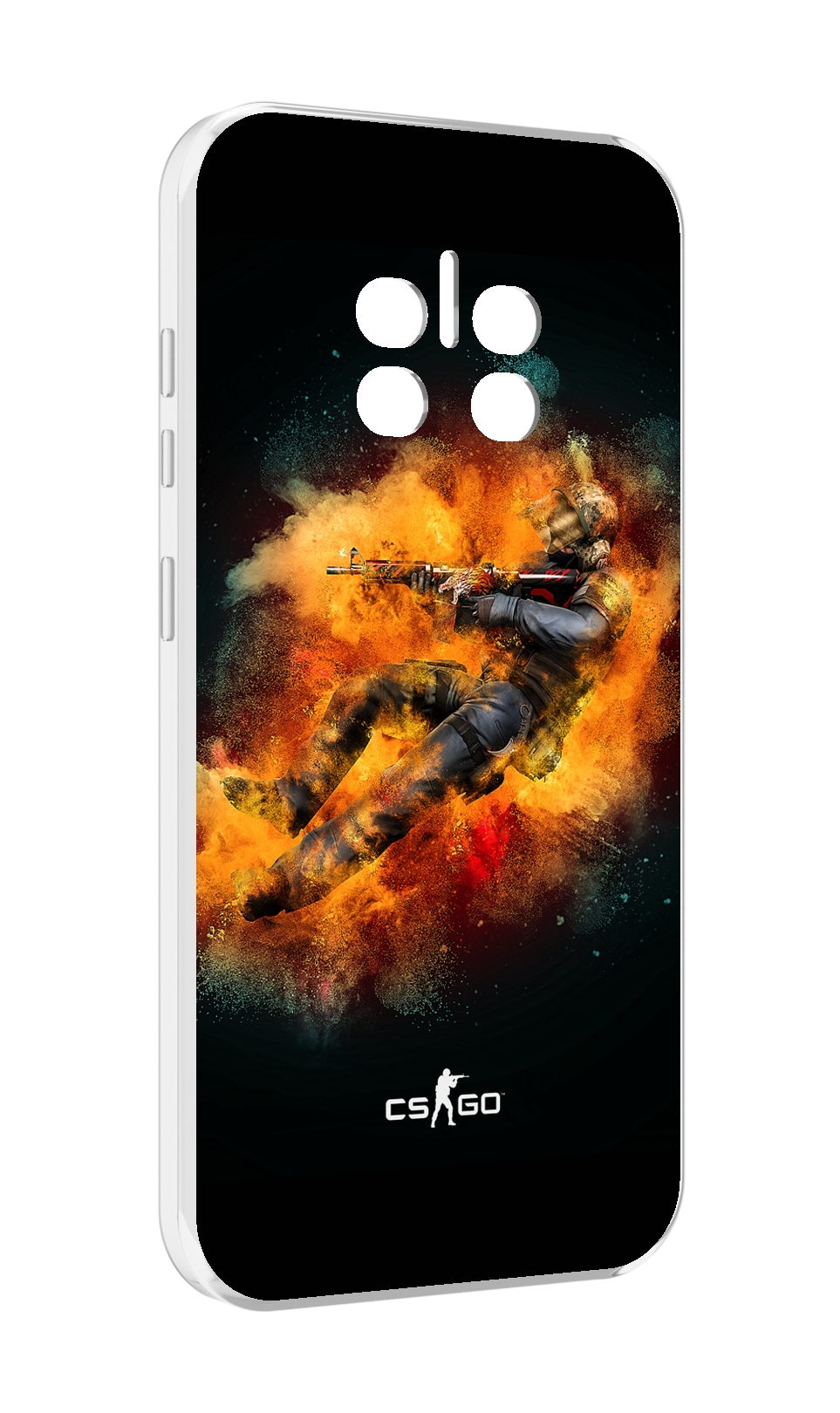 

Чехол MyPads CS-go-Контр-террорист мужской для Doogee V11, Прозрачный, Tocco