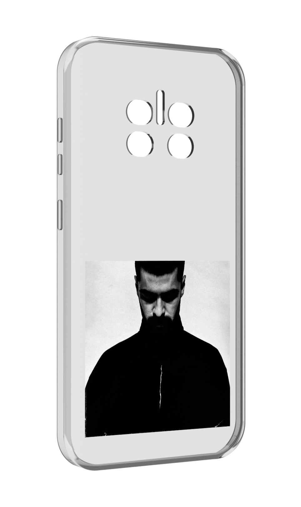 

Чехол MyPads Buster Keaton Miyagi мужской для Doogee V11, Прозрачный, Tocco