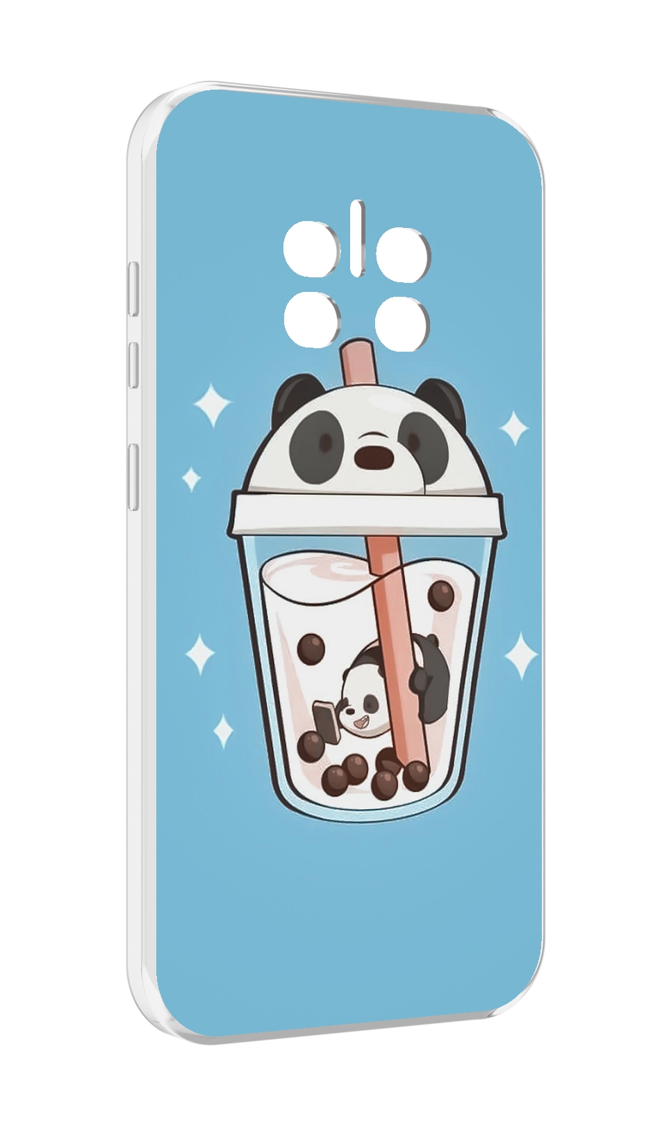 

Чехол MyPads Bubble tea для Doogee V11, Прозрачный, Tocco