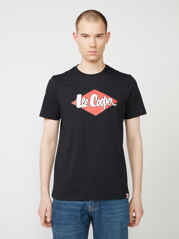 

Футболка мужская Lee cooper MT2A122252BSLC2 черная XL, Черный, MT2A122252BSLC2