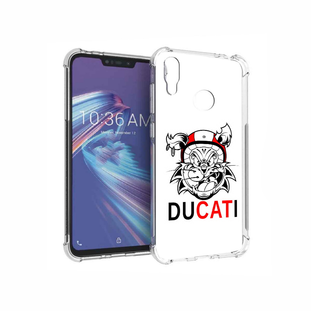 

Чехол MyPads Tocco для Asus ZenFone Max M2 (ZB633KL) дукати, Прозрачный, Tocco