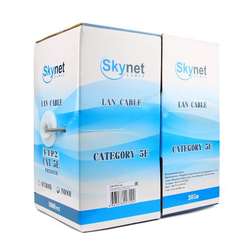 Кабель витая пара SkyNet Standart CSS-FTP-LSZH-4-CU кабель skynet standart utp indoor 4x2x0 48 медный fluke test кат 5e однож 100 м box