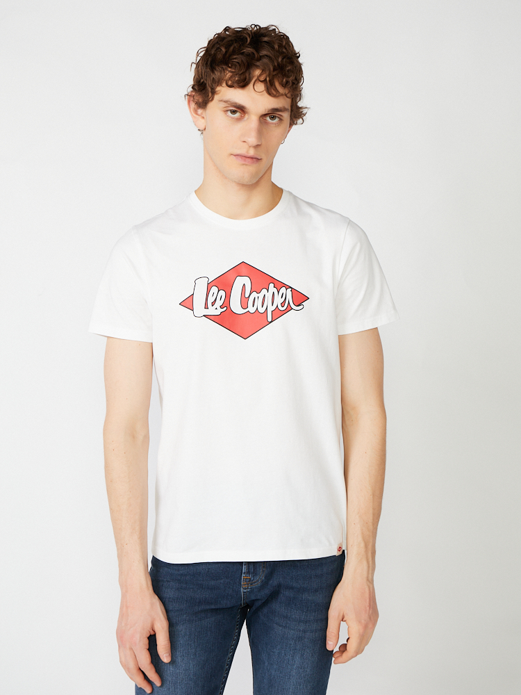 

Футболка мужская Lee cooper MT2A122252BSLC1 белая S, Белый, MT2A122252BSLC1