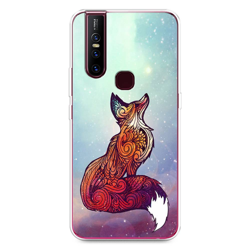 фото Силиконовый чехол "лиса 1" на vivo v15 awog
