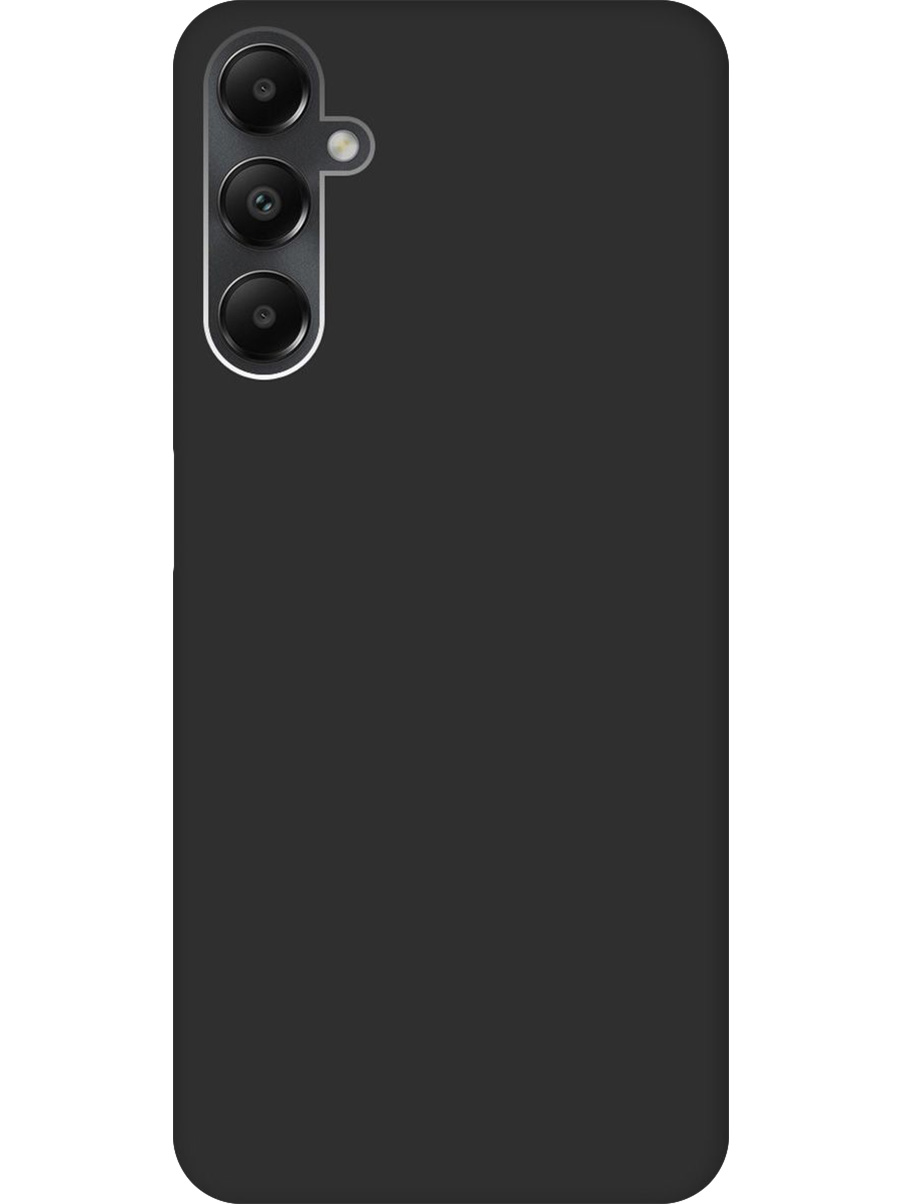

Силиконовый чехол на Samsung Galaxy A05s матовый черный, 776583713