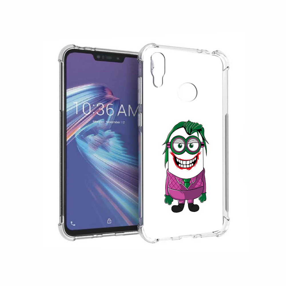 

Чехол MyPads Tocco для Asus ZenFone Max M2 (ZB633KL) джокер миньон, Прозрачный, Tocco