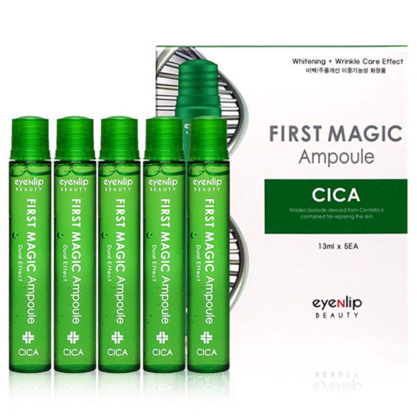 

Ампулы для лица с экстрактом центеллы EYENLIP FIRST MAGIC AMPOULE CICA 13 мл*5