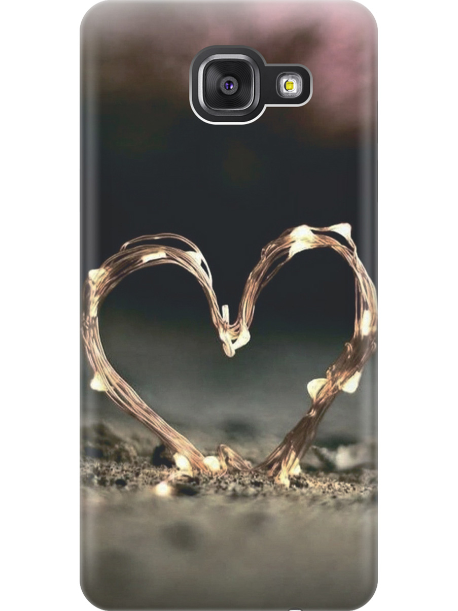 

Силиконовый чехол на Samsung Galaxy A3 (2016) с принтом "Светящееся сердце", Прозрачный;желтый;черный, 78151791