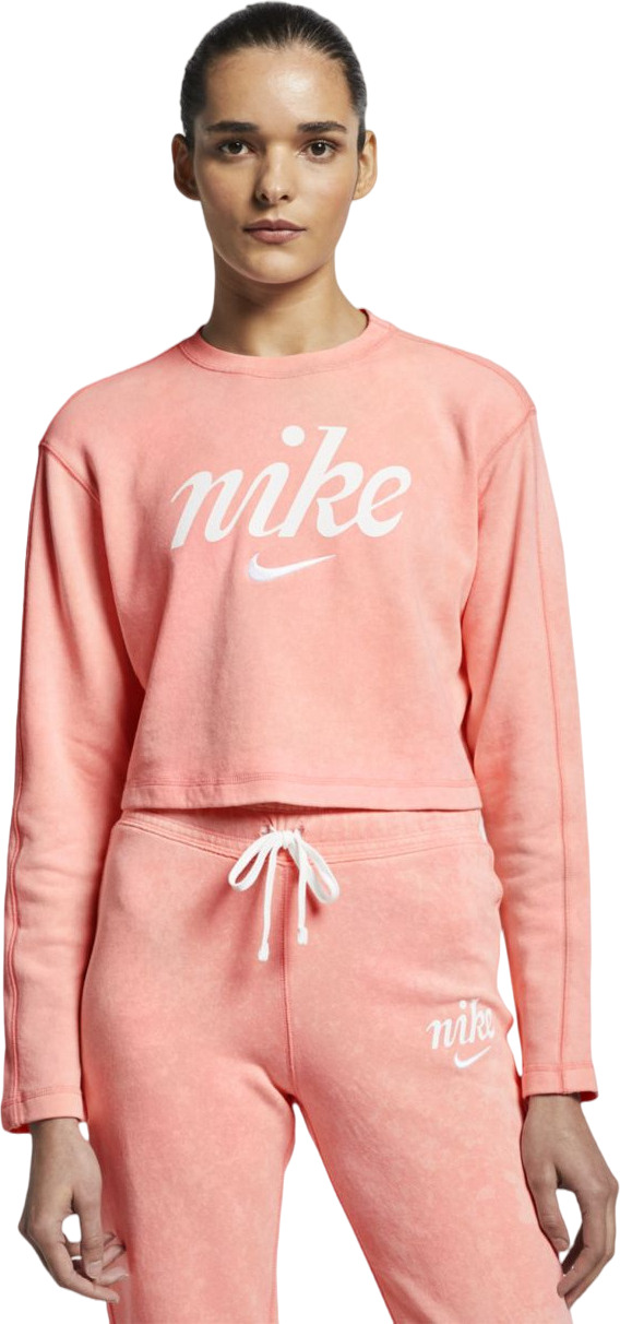 Свитшот женский Nike Cropped Sweatshir розовый L