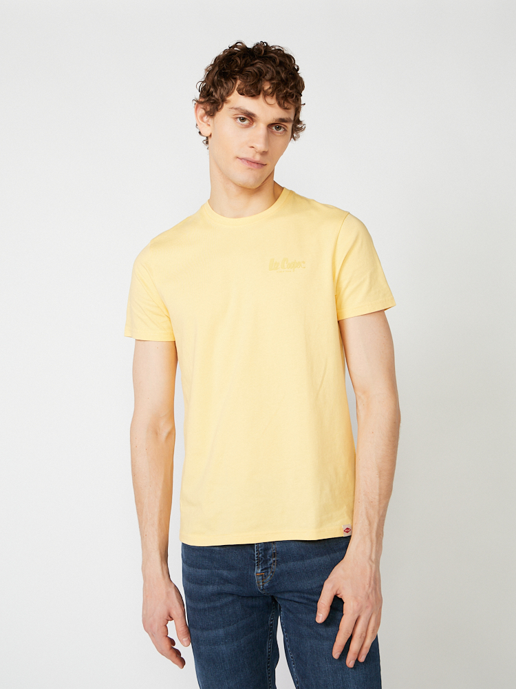 

Футболка мужская Lee cooper MT2A122251BSLC6 желтая M, Желтый, MT2A122251BSLC6