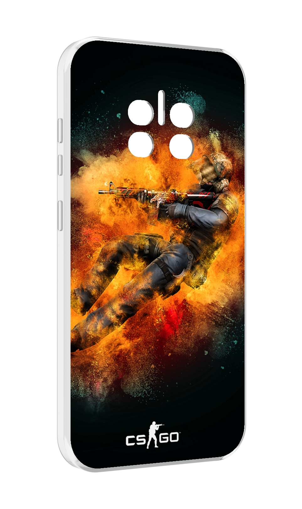 

Чехол MyPads CS-go Контр-террорист для Doogee V11, Прозрачный, Tocco
