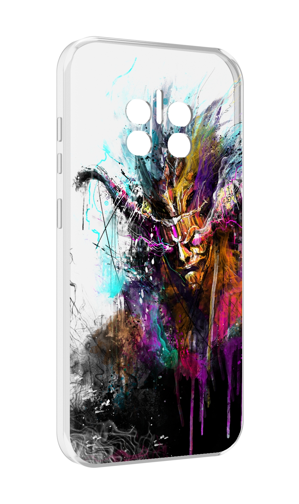 

Чехол MyPads яркий дьявол для Doogee V11, Прозрачный, Tocco