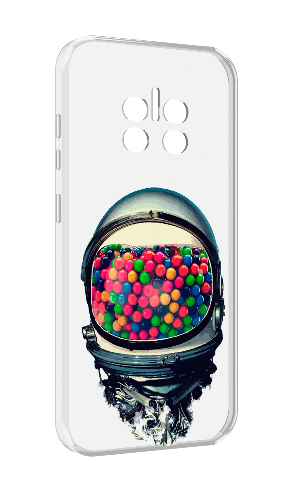 

Чехол MyPads шлем космонавта для Doogee V11, Прозрачный, Tocco