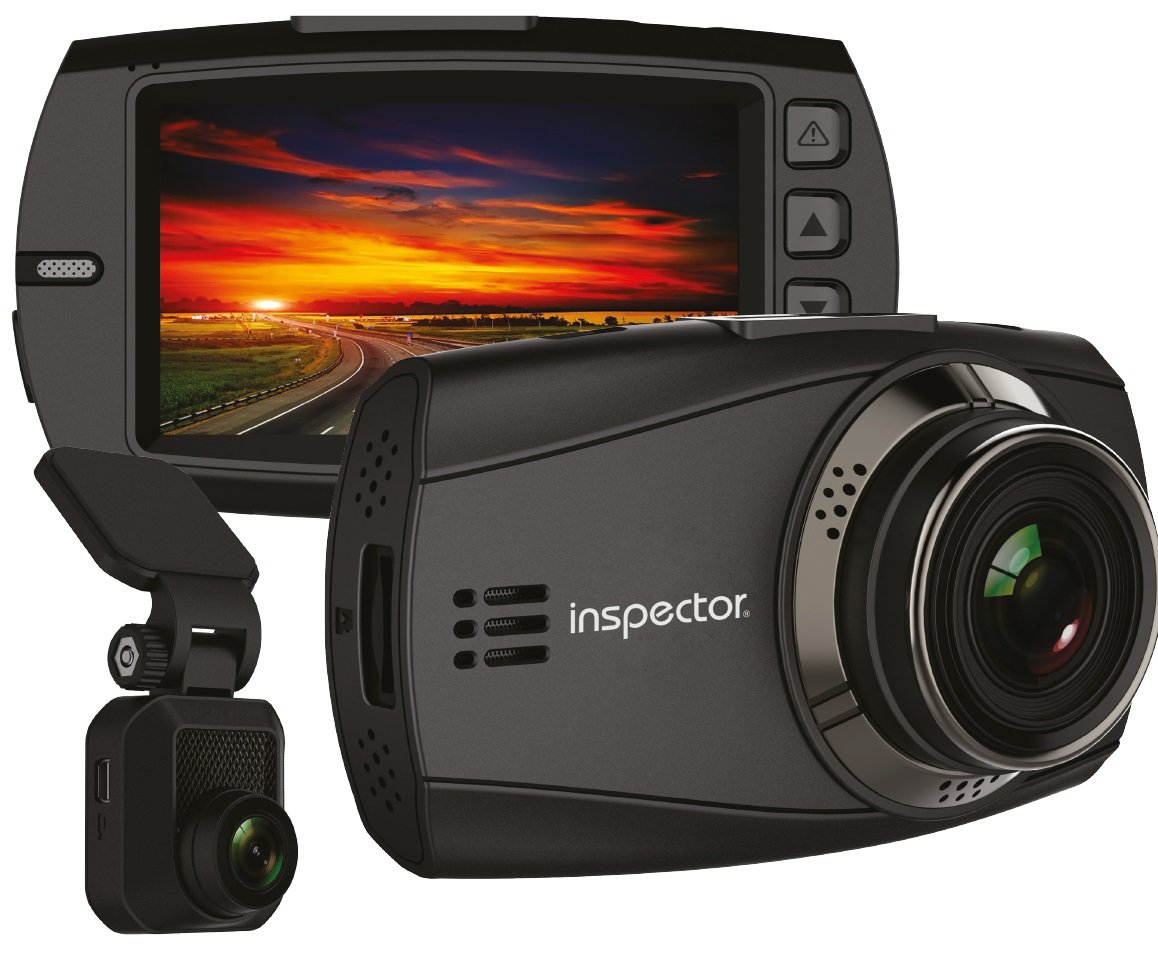 Видеорегистратор Inspector Cyclone 2 камеры, черный