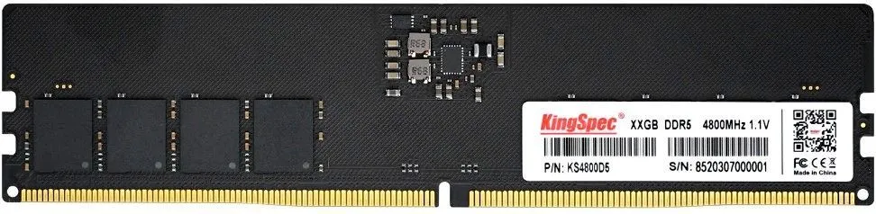 

Оперативная память KingSpec KS4800D5P11016G DDR5 1x16Gb 4800MHz, KS4800D5P11016G