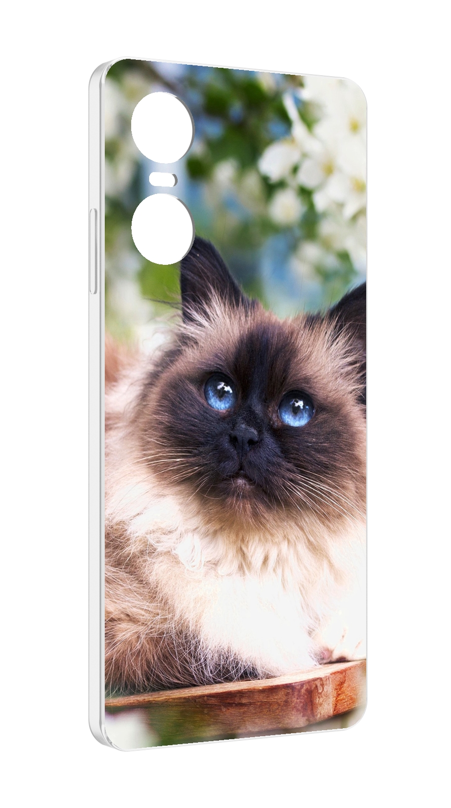 Чехол MyPads порода кошка Бирман для Tecno Pop 6 Pro