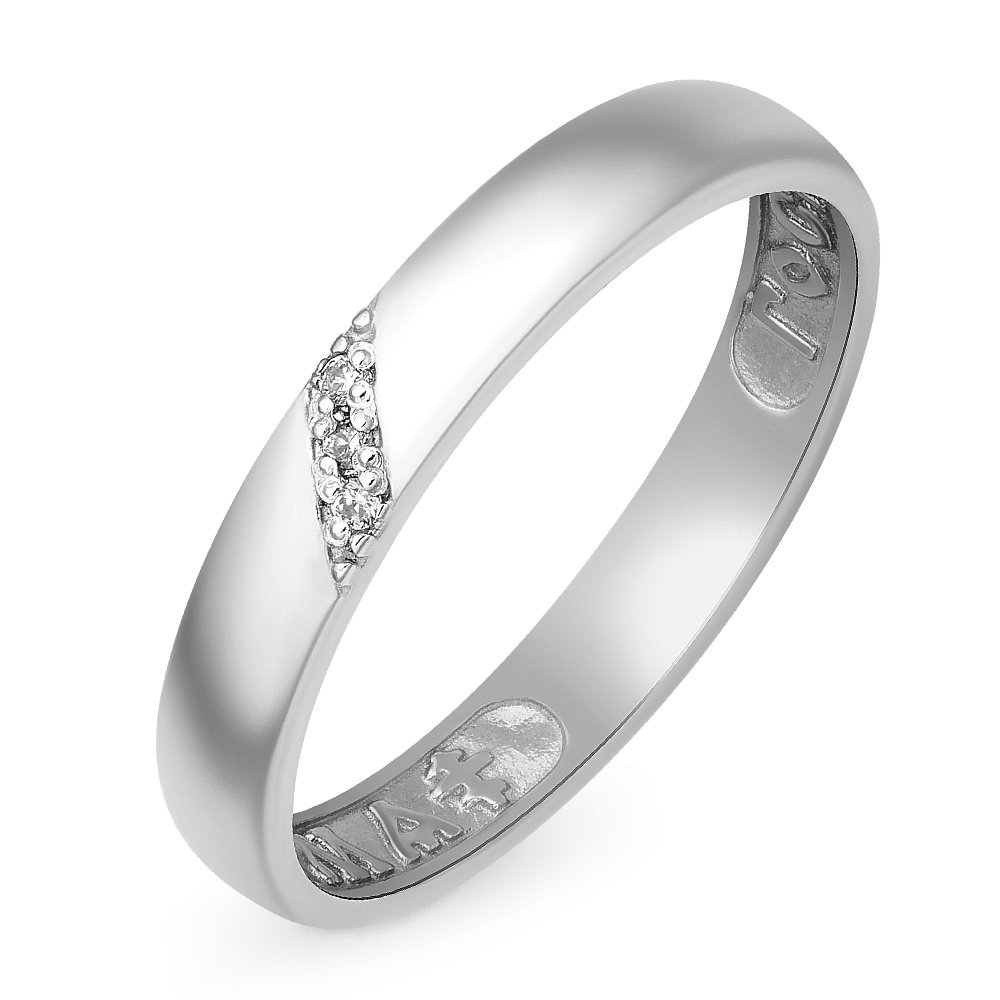 

Кольцо женское из серебра без вставки 585Gold 901000875, р, 901000875