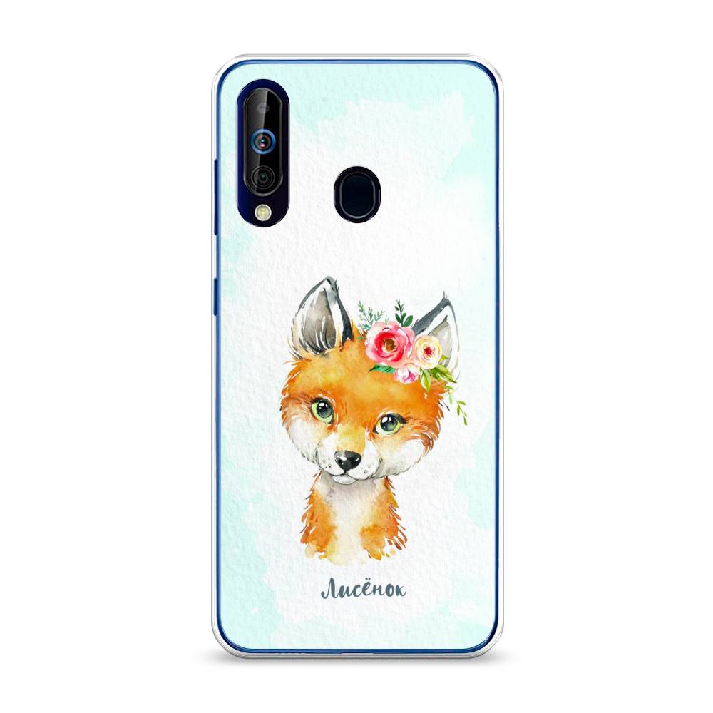 

Чехол на Samsung Galaxy A60 "Мой лисёнок", Голубой;оранжевый, 28250-1