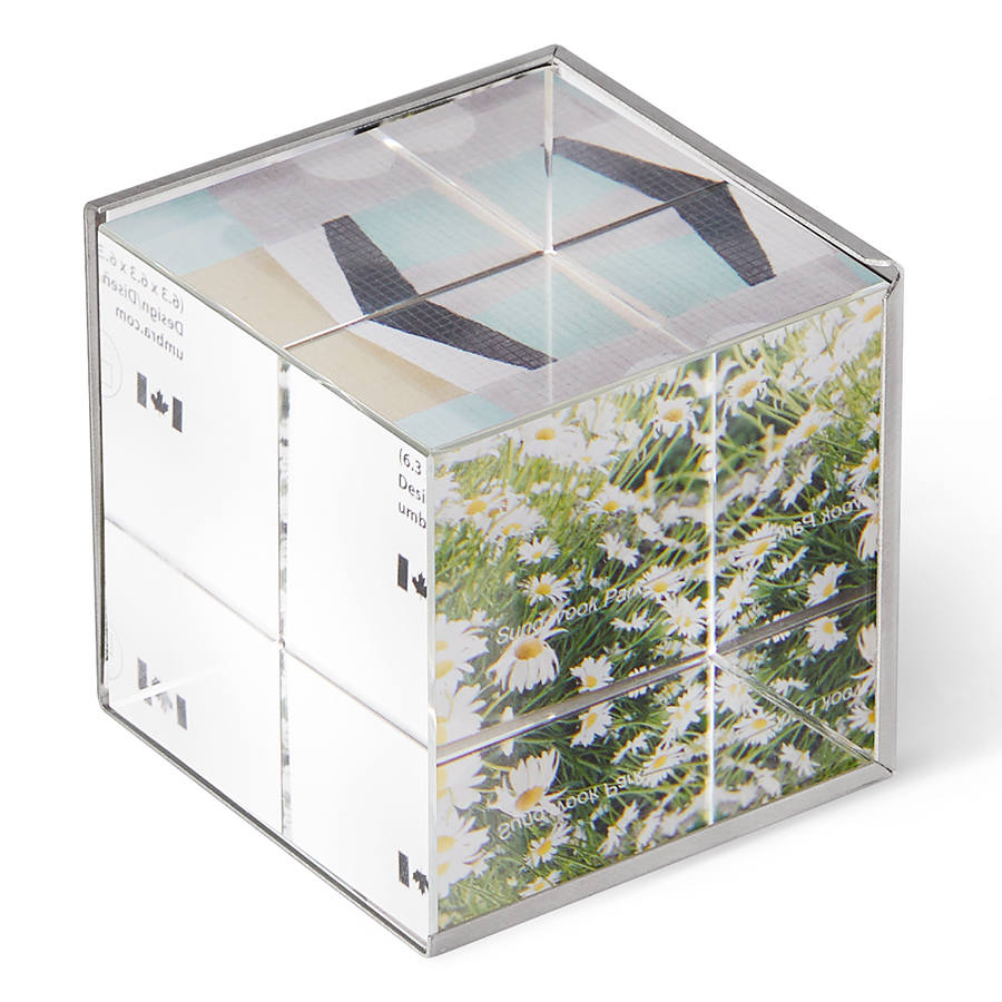 

Фоторамка-куб Ice Frame никель