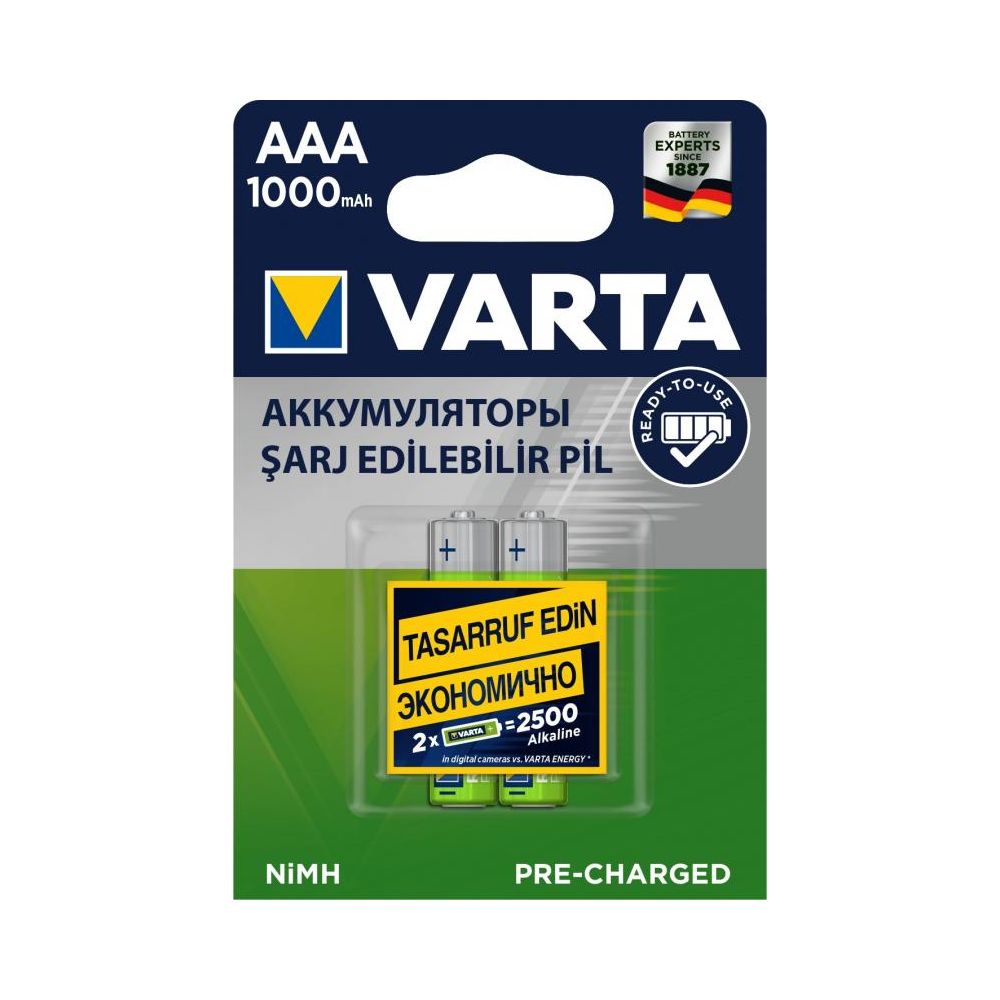 

Varta Power AAA 1000 mAh 2 шт.
