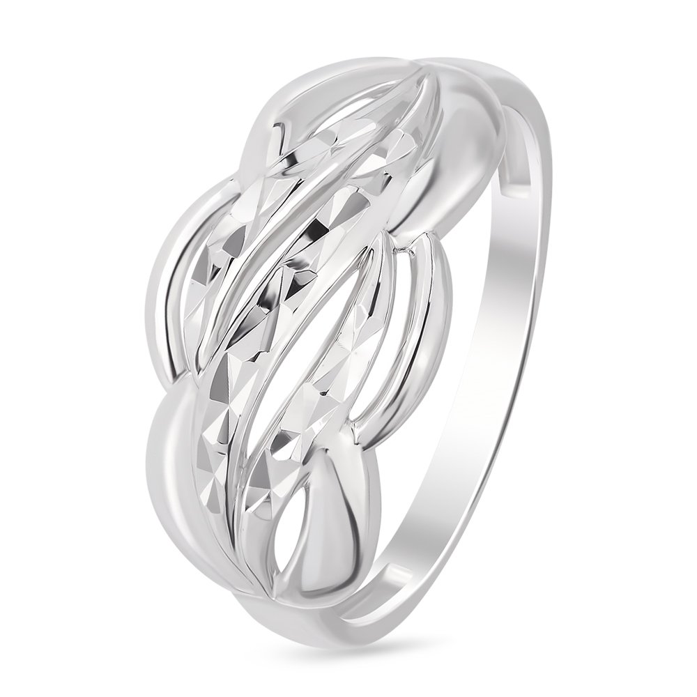 

Кольцо женское из серебра без вставки 585Gold 701006642, р. 21, 701006642