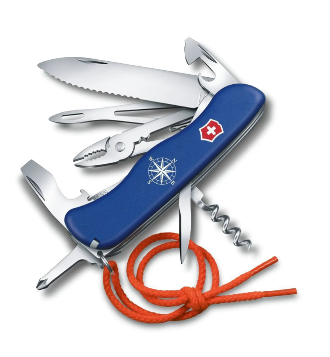 Нож перочинный VICTORINOX Skipper 111 мм 18 функций с фиксатором лезвия со шнурком си 18670₽