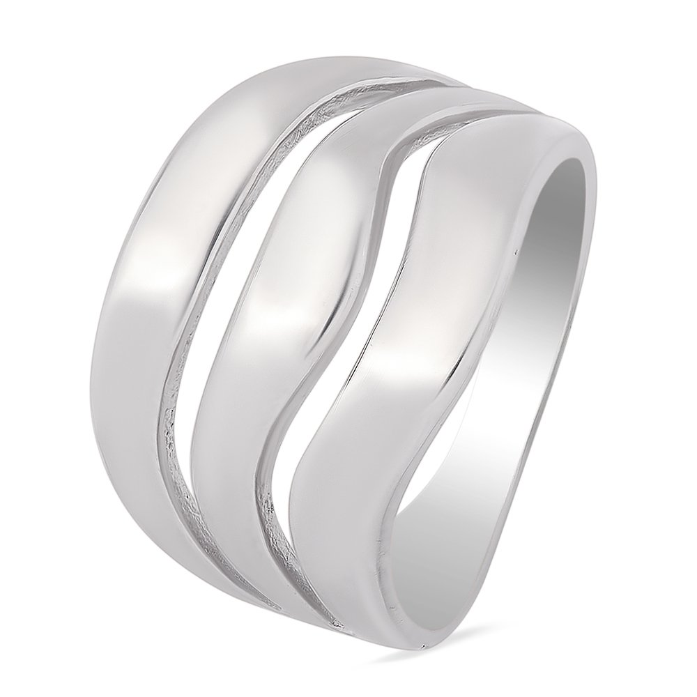 

Кольцо женское из серебра без вставки 585Gold 701004145, р. 19, 701004145