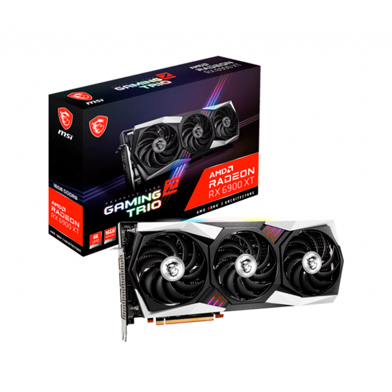 

Видеокарта MSI AMD Radeon RX 6900 XT Gaming, Черный, Radeon RX 6900 XT Gaming